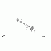 Схема вузла: Масляний насос для Honda CRF150 CRF150RB