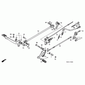 Схема вузла: Педаль (Лапка) для Honda VT600 Shadow VLX Deluxe