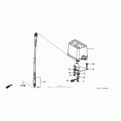 Схема узла: Приборы для Honda XR250