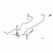Схема узла: Proportioning control valve (XL1000V) для Honda XL1000V Varadero