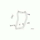 Схема вузла: Chrome radiator guard для Honda VTX1800