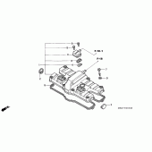 Схема вузла: Клапанна кришка для Honda CB1300 Super Four