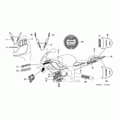 Схема вузла: Наклейки (CBR600FR2) для Honda CBR600 CBR600FR Racing Edition