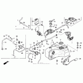 Схема узла: Топливный бак для Honda GL1500 Gold Wing Special Edition