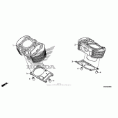 Схема узла: Цилиндр для Honda VT750 Shadow RS