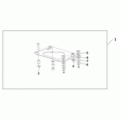 Схема вузла: Kit carrier brkt для Honda NT700 Deauville