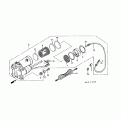 Схема вузла: Air pump diff lock для Honda GL1500 Gold Wing Special Edition