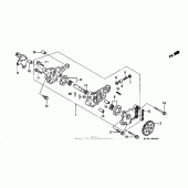 Схема узла: Масляный насос для Honda XR400