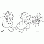 Схема вузла: Акумулятор для Honda FJS400 Silver Wing