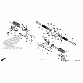 Схема узла: Step (1) для Honda VT1300 Sabre