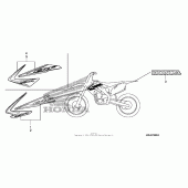 Схема вузла: Mark для Honda CRF250 CRF250R