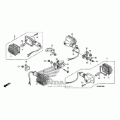 Схема вузла: Поворотники для Honda XR650
