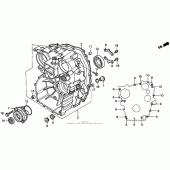 Схема вузла: Rear case для Honda GL1500 Valkyrie Tourer