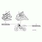 Схема узла: Mark 98-99 для Honda XR250