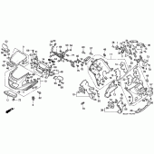 Схема вузла: Cowling comp для Honda CBR1000 CBR1000F