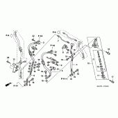 Схема узла: Second master cylinder для Honda CBR1100XX Blackbird