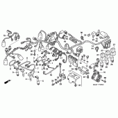 Схема узла: Жгут проводки/ignition coi l (CB1300S/SA) для Honda CB1300 Super Bol D’Or