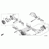 Схема вузла: Поворотники для Honda NC700