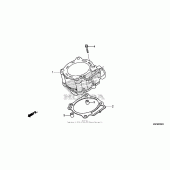 Схема узла: Цилиндр для Honda CRF250 CRF250X