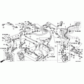 Схема вузла: Front Brake Hose для Honda ST1300 Pan-European Police