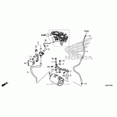 Схема вузла: Evap canister для Honda GL1800 Gold Wing Valkyrie