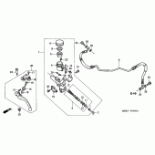 Схема вузла: Головний циліндр зчеплення для Honda VTR1000 Firestorm