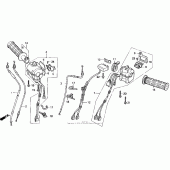 Схема узла: Gl1500i handle switch для Honda GL1500 Gold Wing Interstate
