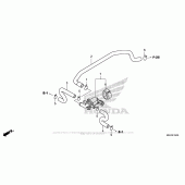 Схема вузла: Air Injection Valve для Honda CB1100