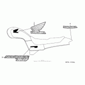 Схема узла: Mark для Honda CB750 Nighthawk