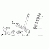 Схема узла: Рулевая траверса для Honda CBR1000 CBR1000RR Fireblade