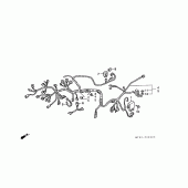 Схема узла: Электрооборудование (ST1100L/M/N/P/R) для Honda ST1100 Pan-European