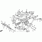 Схема вузла: Рама для Honda CMX250 Rebel