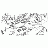 Схема узла: Электрооборудование для Honda NRX1800 Valkyrie Rune