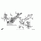 Схема вузла: Step (1) для Honda ST1300 Pan-European Police