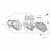 Схема узла: Панель приборов для Honda CBR900RR CBR919RR Fireblade