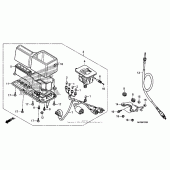 Схема вузла: Спідометр для Honda XR650