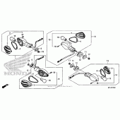 Схема узла: Поворотники для Honda CBR600 CBR600RR