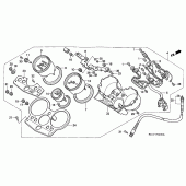 Схема вузла: Панель приладів для Honda CB1000 CB1000F