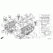Схема вузла: Cylinder Block для Honda GL1800 Gold Wing F6B Bagger