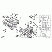 Схема вузла: Картер двигуна для Honda CBR1100XX Blackbird