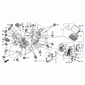 Схема узла: Электрооборудование для Honda GL1800 Gold Wing