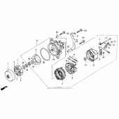 Схема узла: Генератор для Honda GL1500 Gold Wing Aspencade