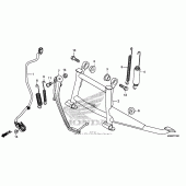 Схема узла: Подставка для Honda CTX1300