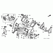 Схема узла: Shelter (gl1800/a 05) для Honda GL1800 Gold Wing
