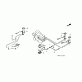 Схема узла: Solenoid valve/ sub air cleaner (3) для Honda GL1500 Gold Wing Special Edition