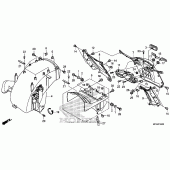 Схема узла: Заднее крыло для Honda GL1800 Gold Wing