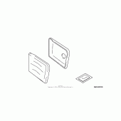 Схема вузла: Billet swingarm pivot cover set (fluted) для Honda VTX1800