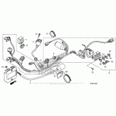 Схема вузла: Електрообладнання для Honda XR650