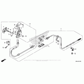 Схема вузла: Parking Brake Lever для Honda VFR1200 Crosstourer