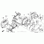 Схема узла: Saddlebag для Honda ST1100 Pan-European